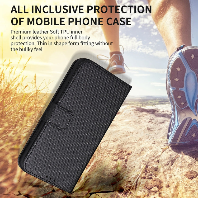 Diamond Texture Leather Phone Case