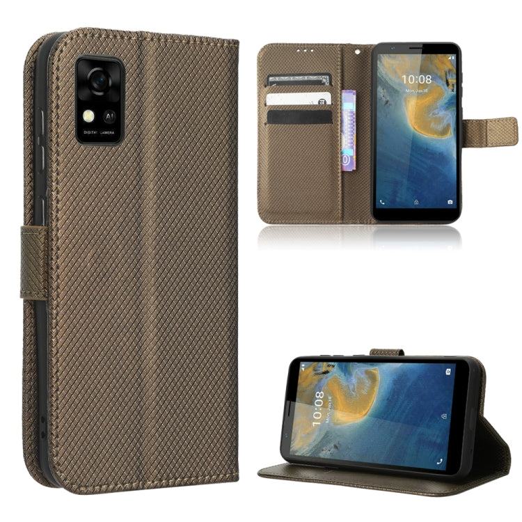 Diamond Texture Leather Phone Case