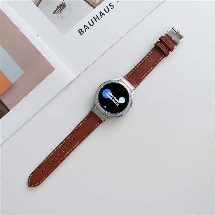 First Layer Leather Sewing Thread Watch Band