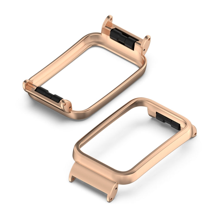 Metal Frame Watch Protective Case — Black