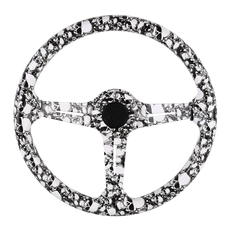 35cm Car Racing Graffiti ABS Steering Wheel — view 7