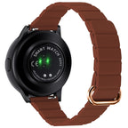 20mm Magnetic Buckle Leather Watch Band
