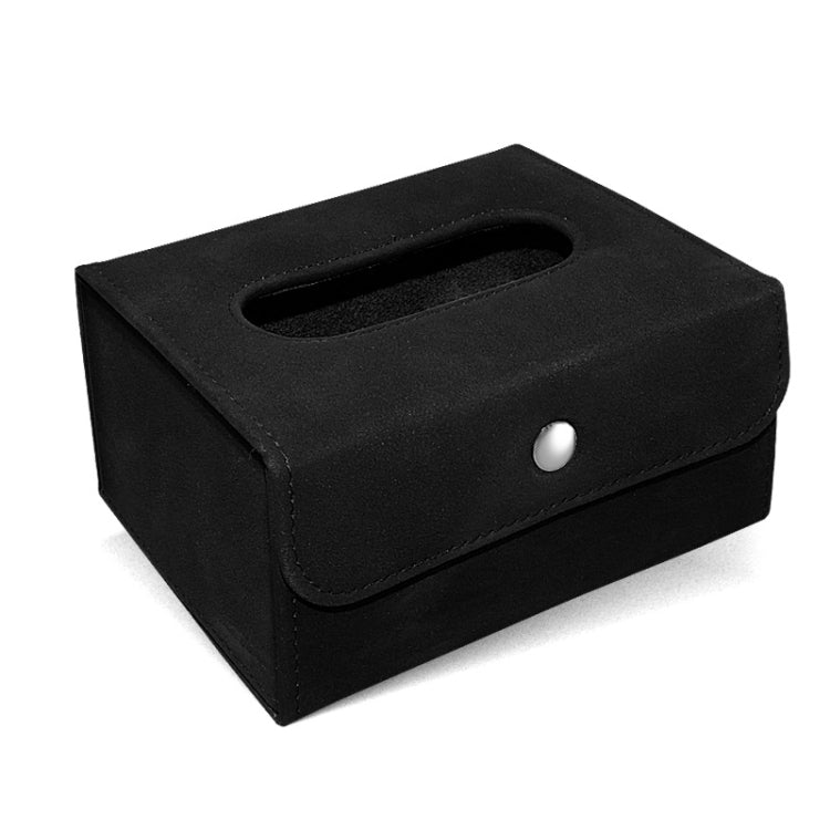 2 PCS Car Hanging Type Tissue Box Sheepskin Leather Facial Tissue Case — view 8