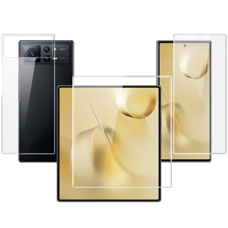 1 Sets imak Curved Full Screen Hydrogel Film (Outer Screen + Back + Inner Screen)