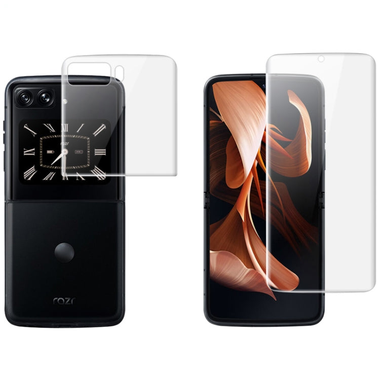 1 Sets imak Curved Full Screen Hydrogel Film (Outer Screen + Back + Inner Screen) — view 7