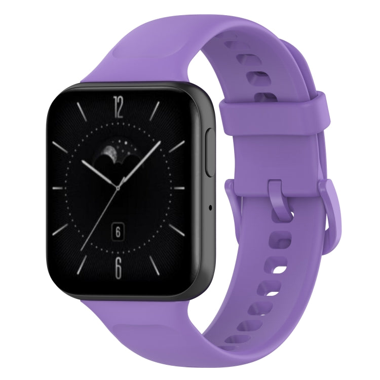 Solid Color Soft Silicone Watch Band — Army Green