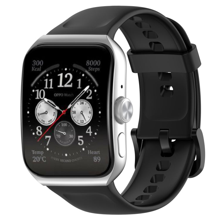 Solid Color Soft Silicone Watch Band — Purple