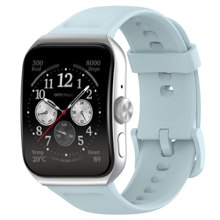 Solid Color Soft Silicone Watch Band — Red