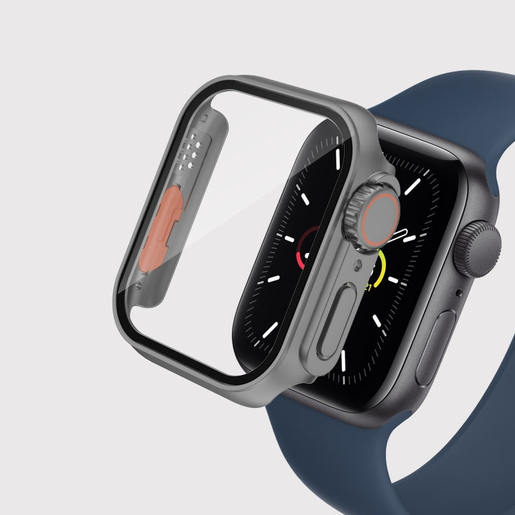 Film PC Watch Case with Detachable Button, For Apple Watch Series 9 / 8 / 7 45mm