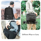 CADeN D30 Detachable Dual Uses Professional SLR Camera Backpack Shockproof Bags — view 10