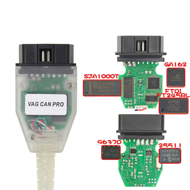 VCP CAN PRO Diagnostic Cable Tools with Dongle, For Volkswagen / Audi