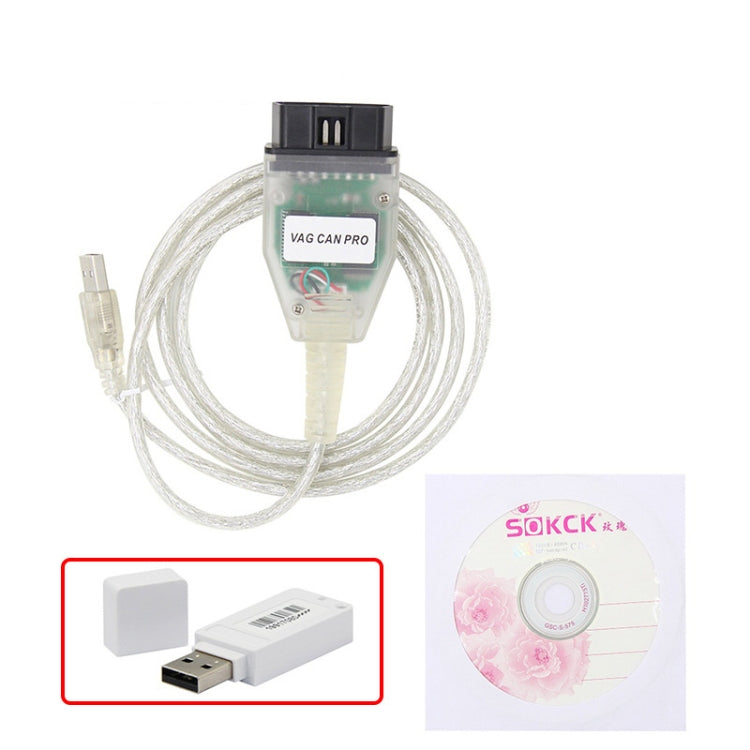 VCP CAN PRO Diagnostic Cable Tools with Dongle, For Volkswagen / Audi
