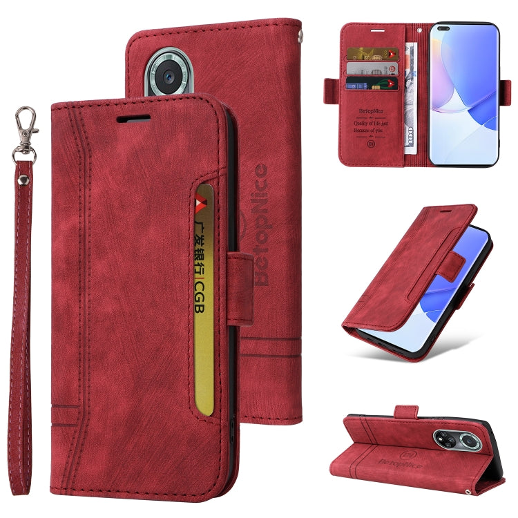 BETOPNICE Dual-side Buckle Leather Phone Case