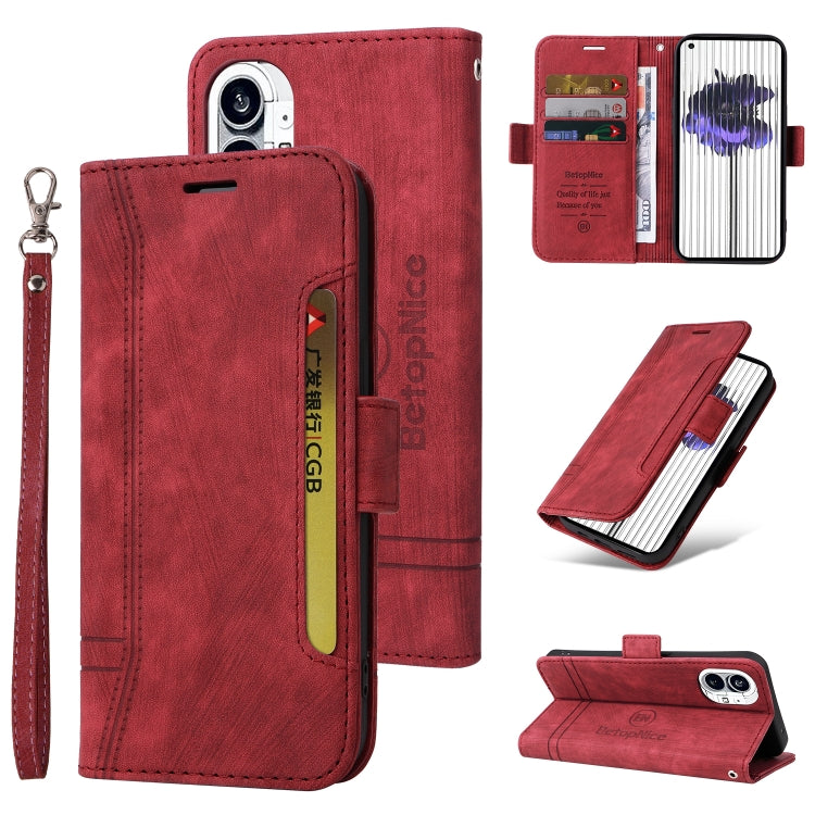 BETOPNICE Dual-side Buckle Leather Phone Case