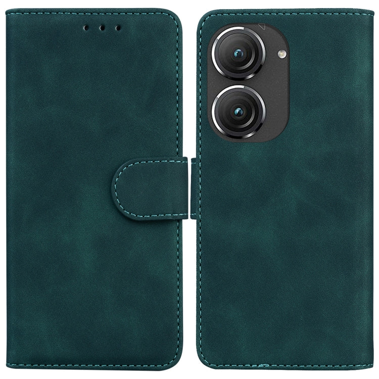 Skin Feel Pure Color Flip Leather Phone Case