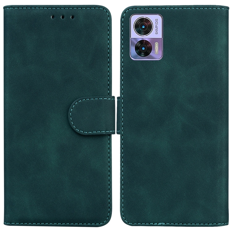 Skin Feel Pure Color Flip Leather Phone Case