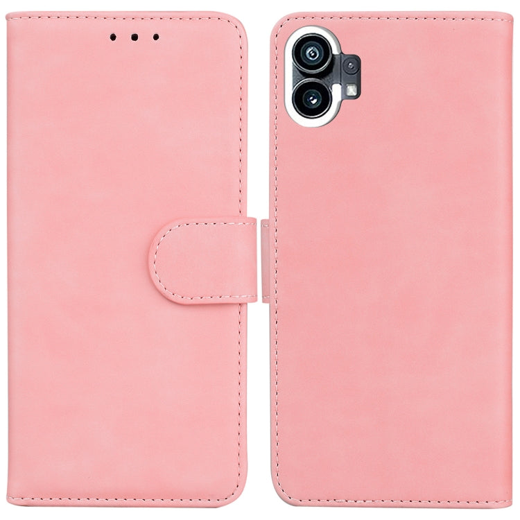 Skin Feel Pure Color Flip Leather Phone Case