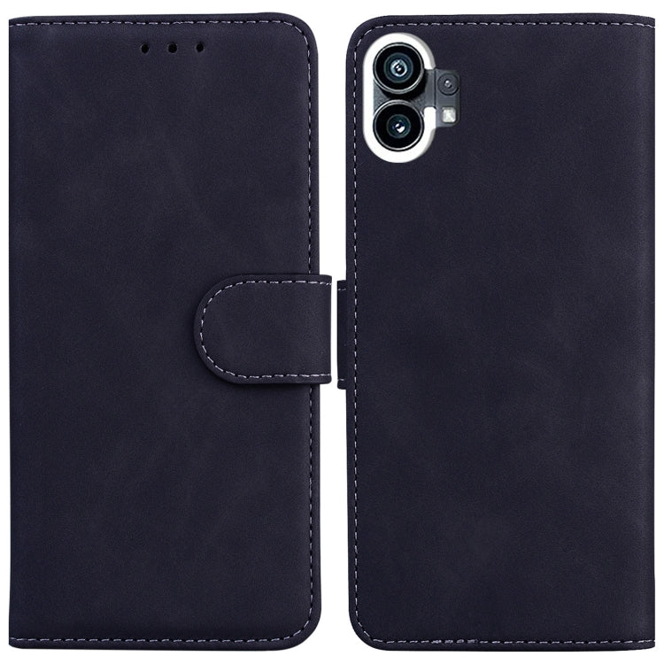 Skin Feel Pure Color Flip Leather Phone Case