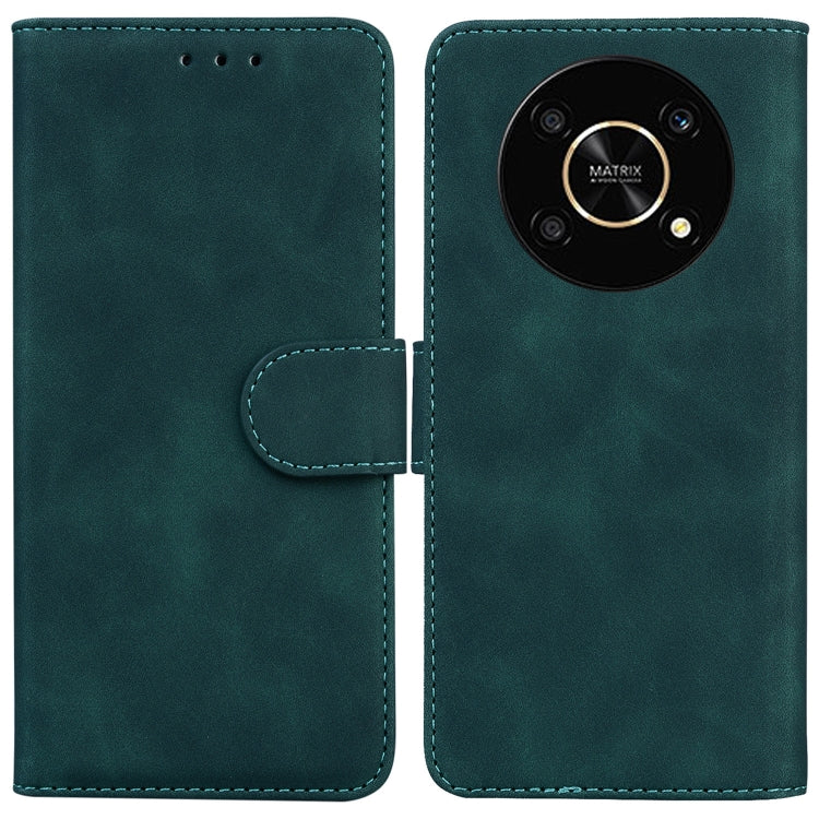 Skin Feel Pure Color Flip Leather Phone Case