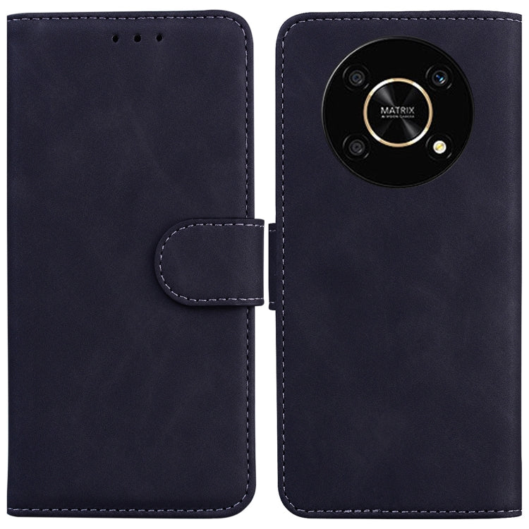 Skin Feel Pure Color Flip Leather Phone Case