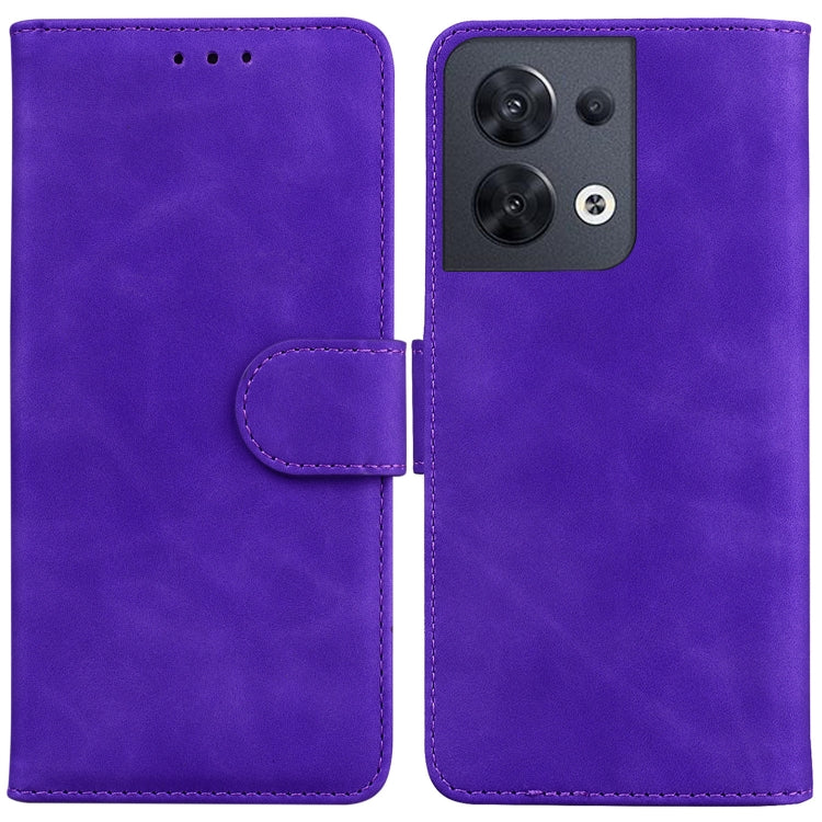 Skin Feel Pure Color Flip Leather Phone Case