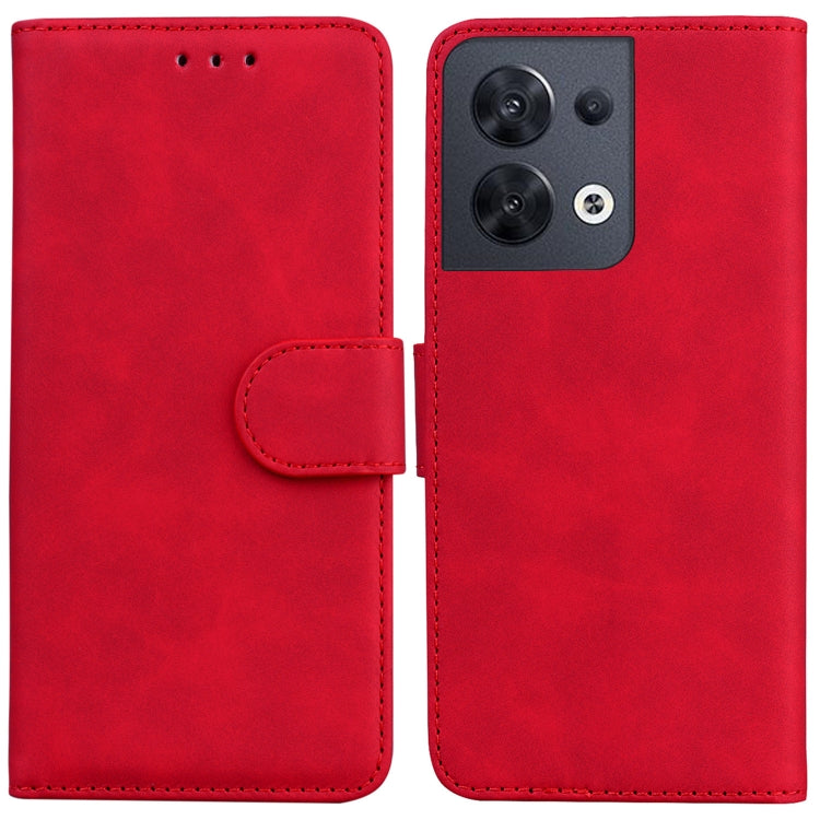 Skin Feel Pure Color Flip Leather Phone Case