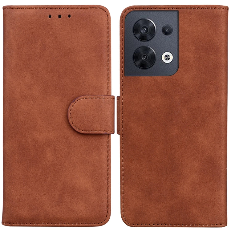 Skin Feel Pure Color Flip Leather Phone Case