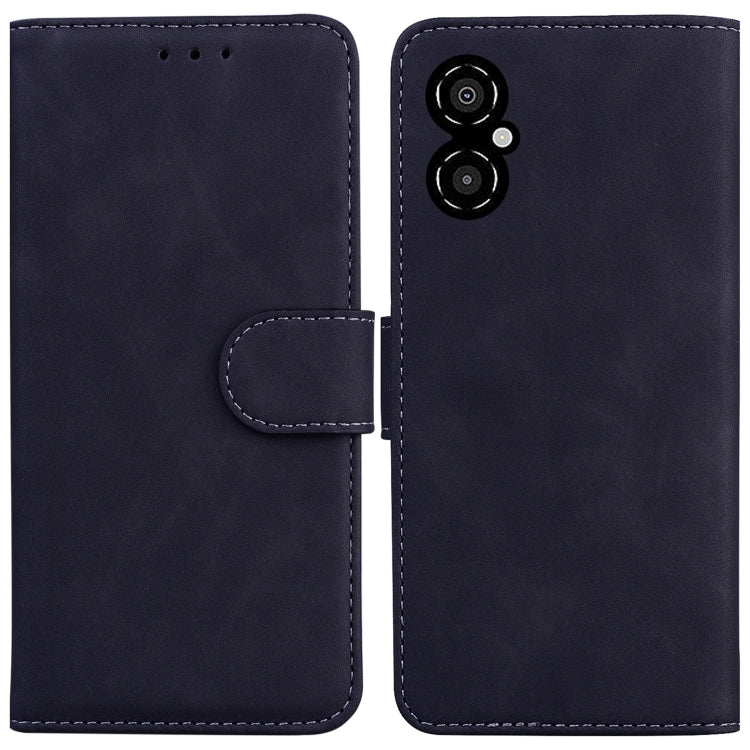 Skin Feel Pure Color Flip Leather Phone Case