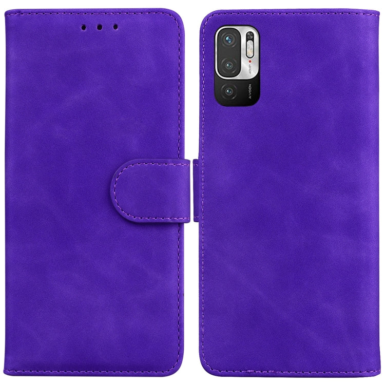 Skin Feel Pure Color Flip Leather Phone Case