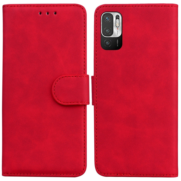 Skin Feel Pure Color Flip Leather Phone Case