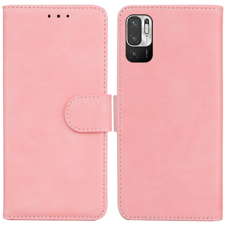Skin Feel Pure Color Flip Leather Phone Case