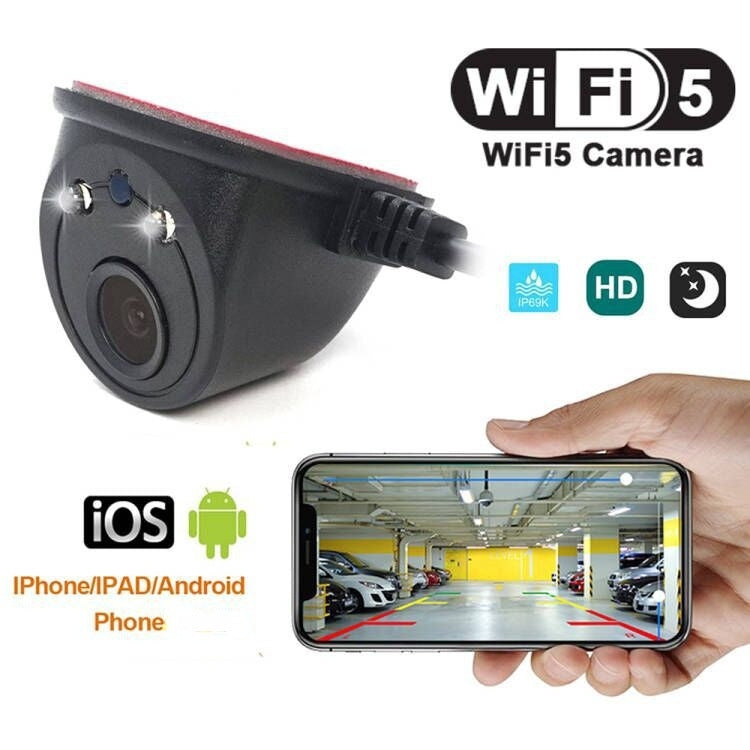 Car USB Wireless HD Wide Angle Night Vision 720P Side View Camera