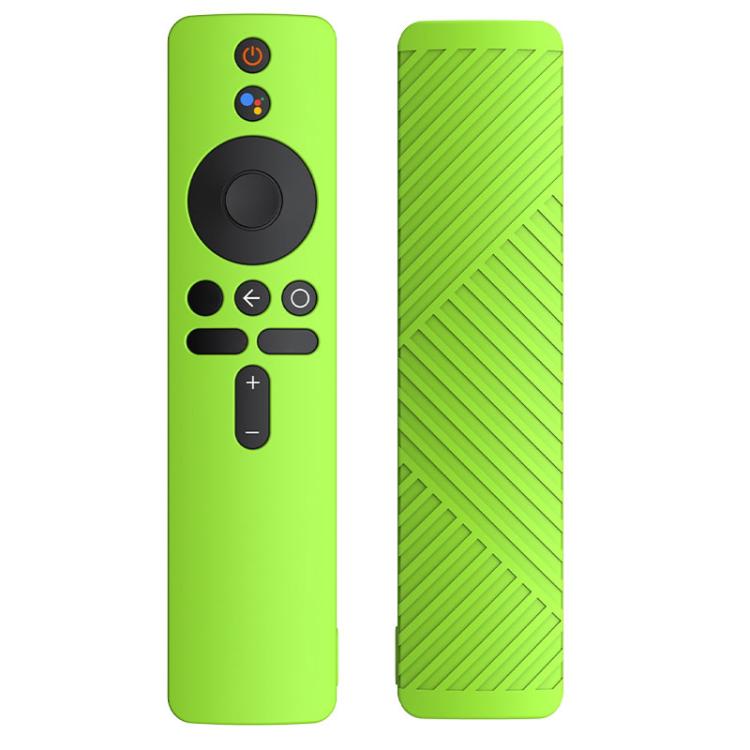 Solid Color Silicone Protective Cover — For Xiaomi MiBox S Sky Blue