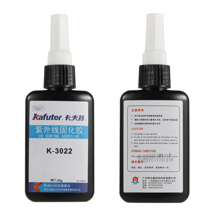 UV Light Curing Adhesive, Kafuter K-3022