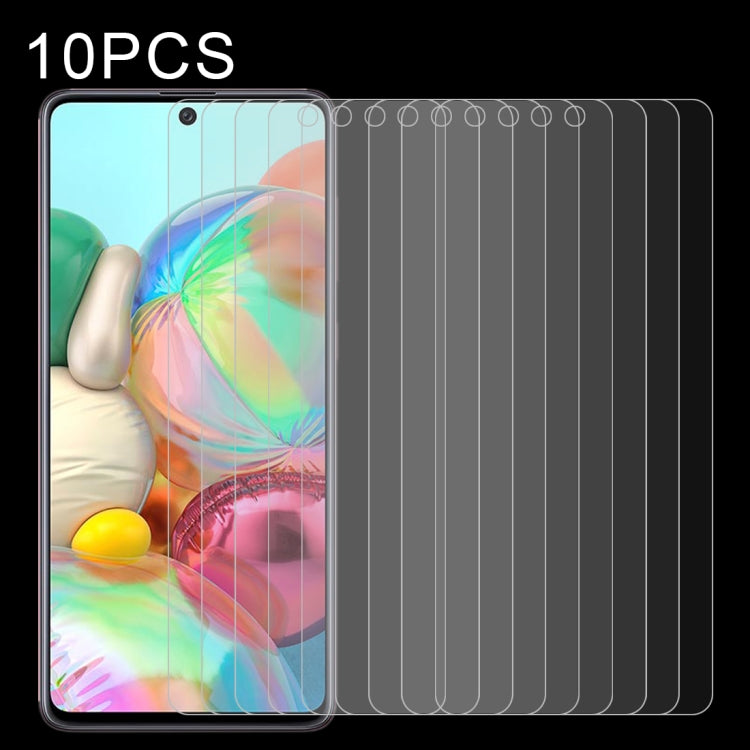 10 PCS 0.26mm 9H Surface Hardness 2.5D Explosion-proof Tempered Glass Non-full Screen Film For Samsumg Galaxy F55 / M55 / M54 / A71 / F54 — For Vivo Y19 (10 PCS)