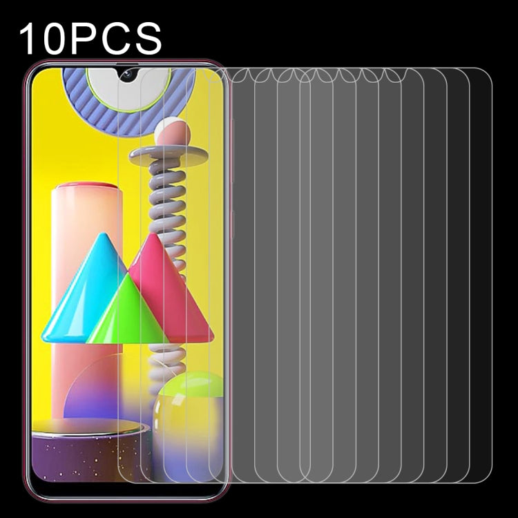 10 PCS 0.26mm 9H Surface Hardness 2.5D Explosion-proof Tempered Glass Non-full Screen Film For Samsumg Galaxy F55 / M55 / M54 / A71 / F54 — For Vivo Y5s (10 PCS)