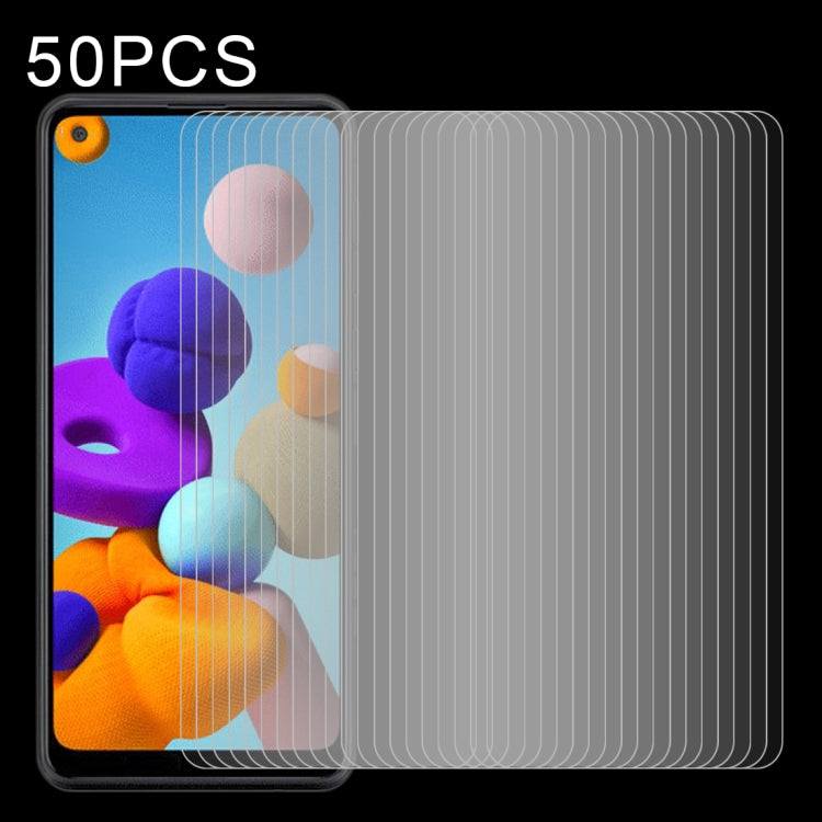 50 PCS 0.26mm 9H Surface Hardness 2.5D Explosion-proof Tempered Glass Non-full Screen Film For Samsumg Galaxy F55 / M55 / M54 / A71 / F54 — For Vivo X30 (50 PCS)