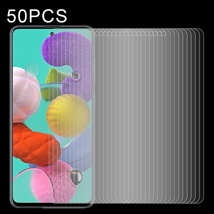 50 PCS 0.26mm 9H Surface Hardness 2.5D Explosion-proof Tempered Glass Non-full Screen Film For Samsumg Galaxy F55 / M55 / M54 / A71 / F54 — For Vivo X30 Pro (50 PCS)