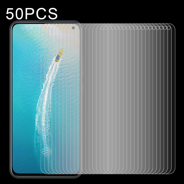 50 PCS 0.26mm 9H Surface Hardness 2.5D Explosion-proof Tempered Glass Non-full Screen Film For Samsumg Galaxy F55 / M55 / M54 / A71 / F54 — view 15