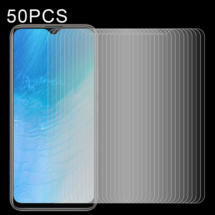50 PCS 0.26mm 9H Surface Hardness 2.5D Explosion-proof Tempered Glass Non-full Screen Film For Samsumg Galaxy F55 / M55 / M54 / A71 / F54 — view 16