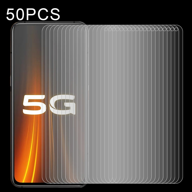 50 PCS 0.26mm 9H Surface Hardness 2.5D Explosion-proof Tempered Glass Non-full Screen Film For Samsumg Galaxy F55 / M55 / M54 / A71 / F54 — view 19