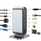 12 in 1 USB-C / Type-C Vertical Multi-interface HUB Adapter — view 5