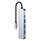 USB-C / Type-C to USB Docking Station HUB Adapter, 5 in 1