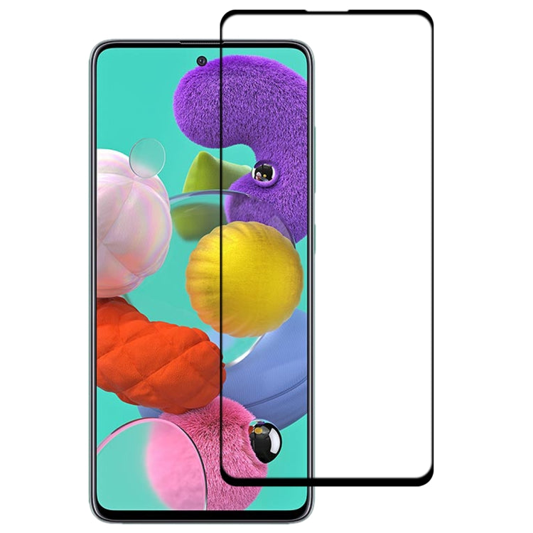9H Surface Hardness 2.5D Full Glue Full Screen Tempered Glass Film — For Galaxy M21