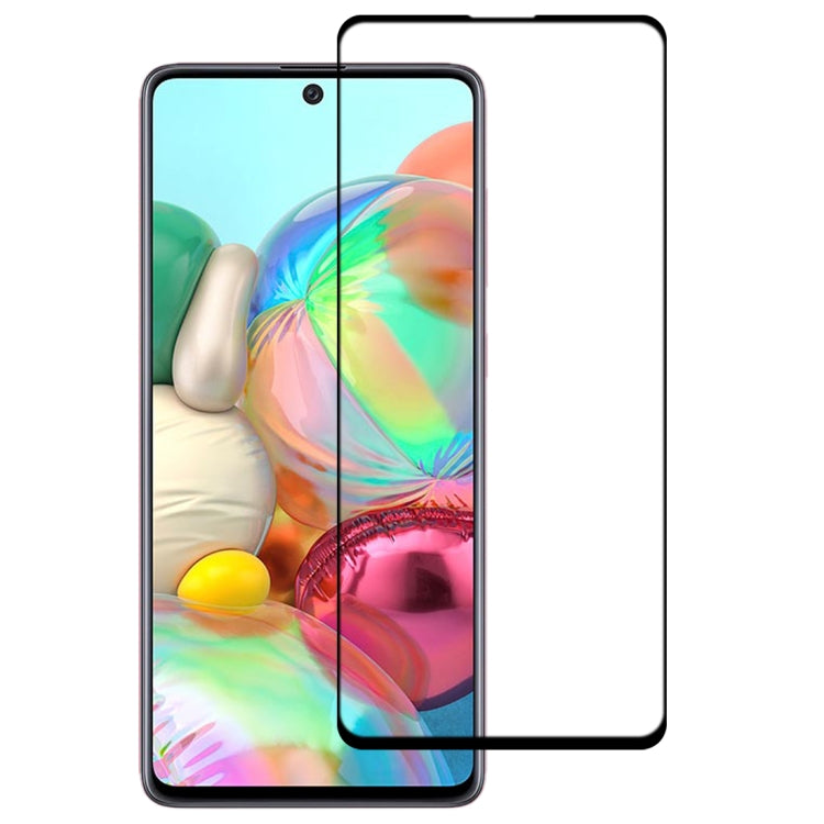 9H Surface Hardness 2.5D Full Glue Full Screen Tempered Glass Film — For Galaxy M31
