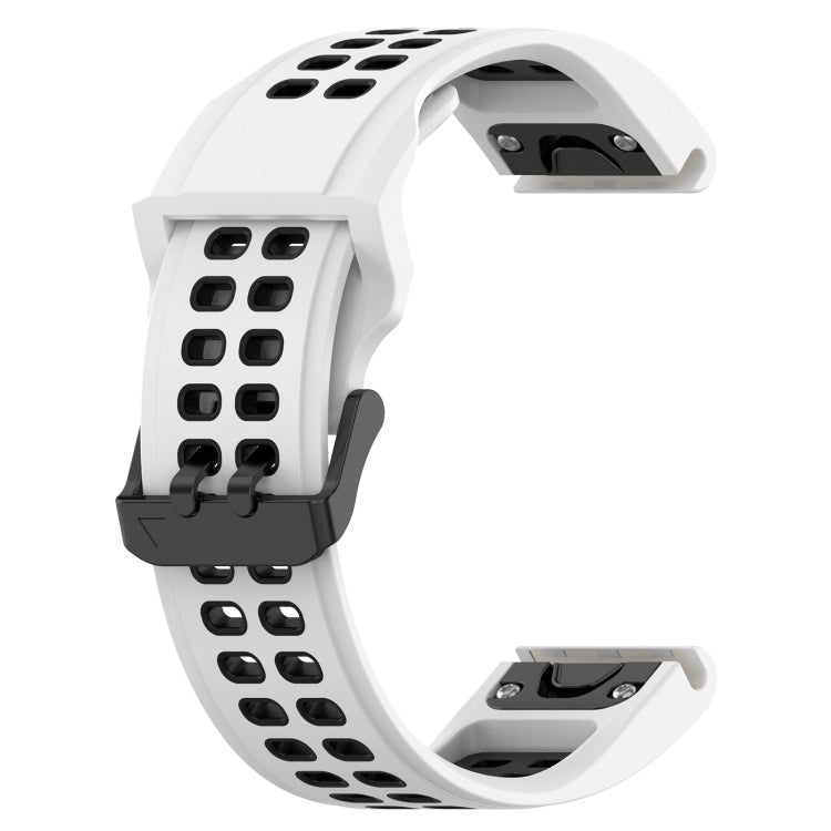 26mm Reverse Buckle Two-color Silicone Watch Band