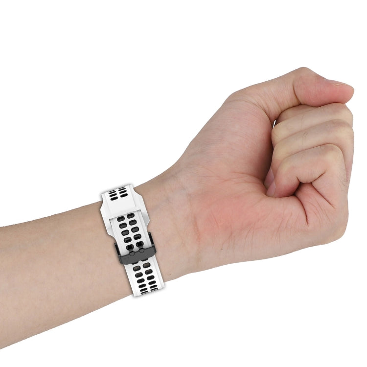 26mm Reverse Buckle Two-color Silicone Watch Band