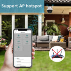 A18 8MP HD Wireless WiFi Smart Surveillance Camera, Specification:AU Plug