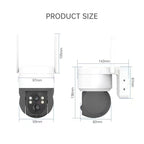 T34 2MP HD IP66 Waterproof Wireless WiFi Solar Camera