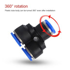 PY-14 LAIZE 2pcs Plastic Y-type Tee Reducing Pneumatic Quick Fitting Connector — PY-6 (10pcs)